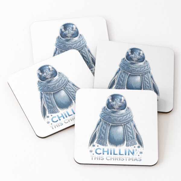 Item preview, "Chillin' Penguin" Funny Christmas T-Shirt | Holiday Tee designed and sold by BellaDiosa.