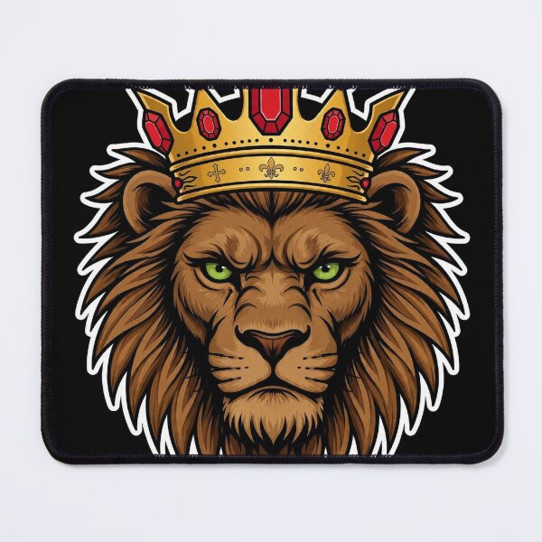 Item preview, Crowned Lion Majesty Art designed and sold by Gangster-Design.