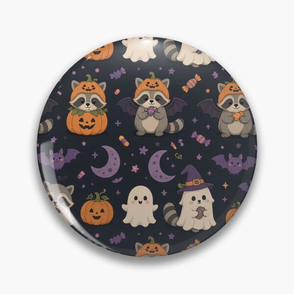 Item preview, Cute Halloween Costume Raccoons designed and sold by A1RB.