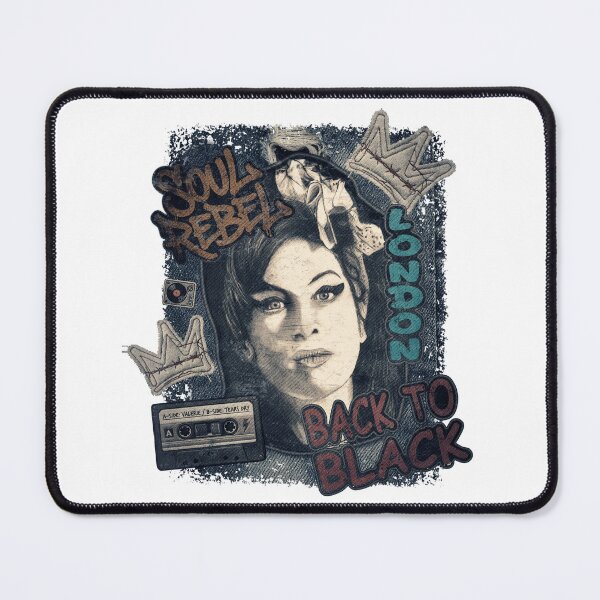 Item preview, Amy Winehouse Soul Rebel – Back to Black Retro Streetwear designed and sold by RonnyMilleo.