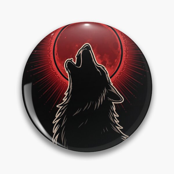 Item preview, Wolf And Blood Moon Art designed and sold by Gangster-Design.