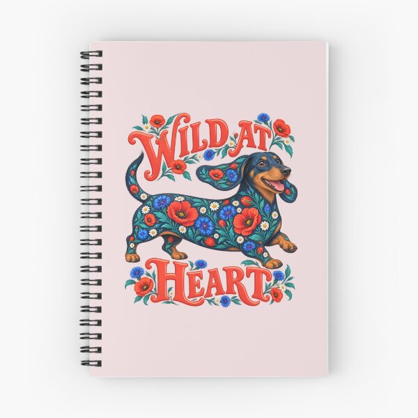 Item preview, Wild at Heart Floral Dachshund – Colorful Sausage Dog designed and sold by AnyMar2023.