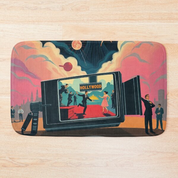 Item preview, Vintage Retro Hollywood Cinema Movie Studio Poster designed and sold by Cine8.
