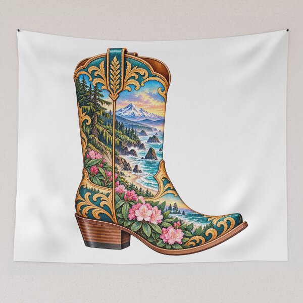 Item preview, Oregon Cowboy Boot designed and sold by Whimspired By Paxx.