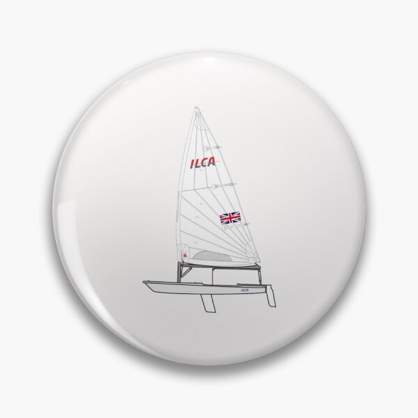 Item preview, ILCA 7 Sailing Dinghy with UK Flag designed and sold by SailWolf--.