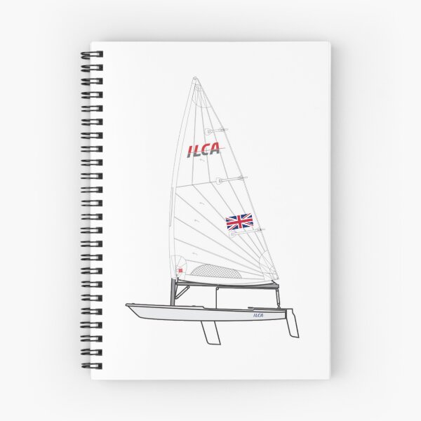 Item preview, ILCA 7 Sailing Dinghy with UK Flag designed and sold by SailWolf--.