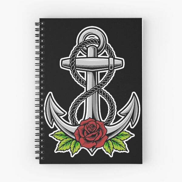 Item preview, Anchor And Rose Sailor Art designed and sold by Gangster-Design.