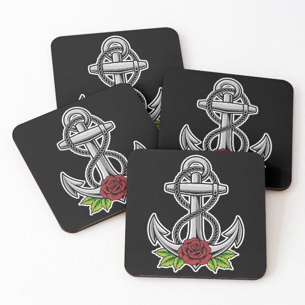 Item preview, Anchor And Rose Sailor Art designed and sold by Gangster-Design.