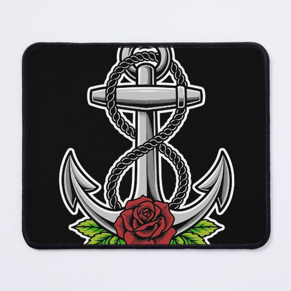 Item preview, Anchor And Rose Sailor Art designed and sold by Gangster-Design.