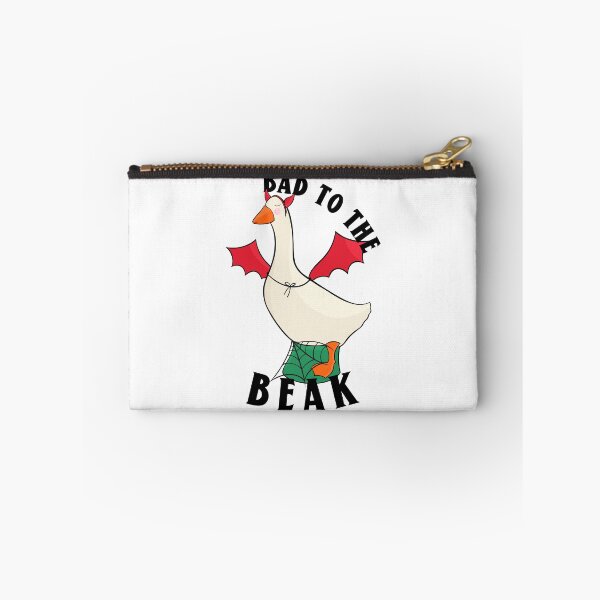 Item preview, Devil Goose Sticker, Bad to the Beak Goose Sticker, Funny Halloween Goose, Porch Goose Decal, Spooky Cute Fall Sticker, Devil Goose Costume designed and sold by Prim Pixel Studio.
