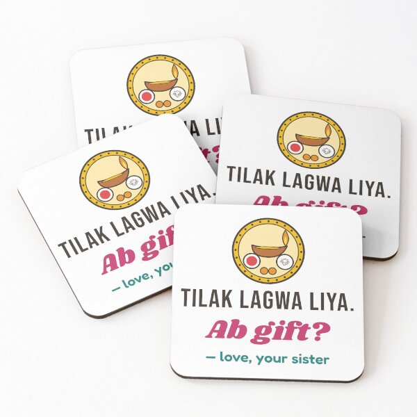 Item preview, Bhai Dooj: Tilak Lagwa Liya. Ab Gift? Sister to Brother designed and sold by Diya & Dot.