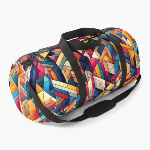 Item preview, Colorful Geometric Blocks – Vibrant 3D Abstract Mosaic designed and sold by Apex Designs.