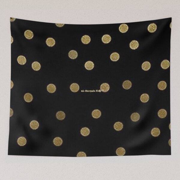 Item preview, Mu’ur (UM) Empire™ al-Benhadiel©™ acquisition, Black & Gold Dot designed and sold by HardyKnitDesign.