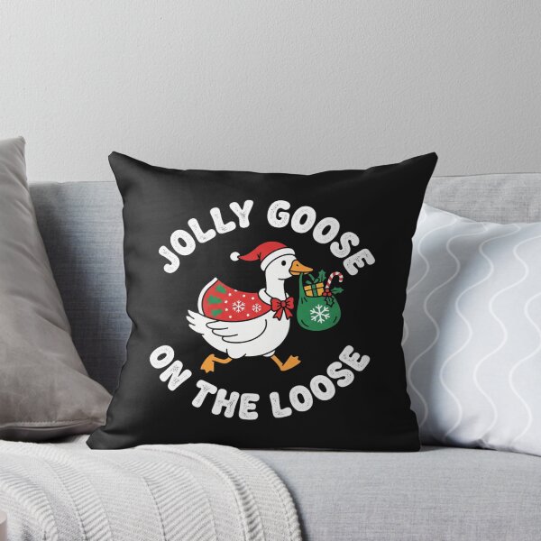 Item preview, Jolly Goose On The Loose Funny Christmas Holiday Santa Cape designed and sold by New Art.