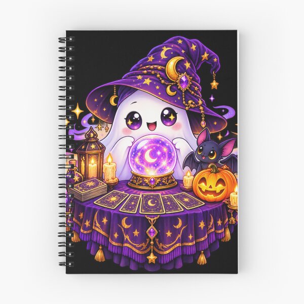 Item preview, Halloween Fortune Teller Ghost – Cute Crystal Ball Magic designed and sold by aliyehc.