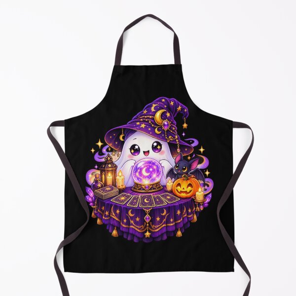 Item preview, Halloween Fortune Teller Ghost – Cute Crystal Ball Magic designed and sold by aliyehc.