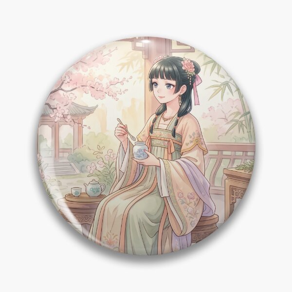 Item preview, Maomao Chinese Pastel Floral Frame designed and sold by Magimel.