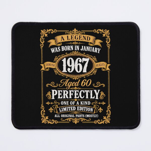 Item preview, January 1967 60th Birthday A Legend Was Born Aged Perfectly Vintage Design designed and sold by G350.