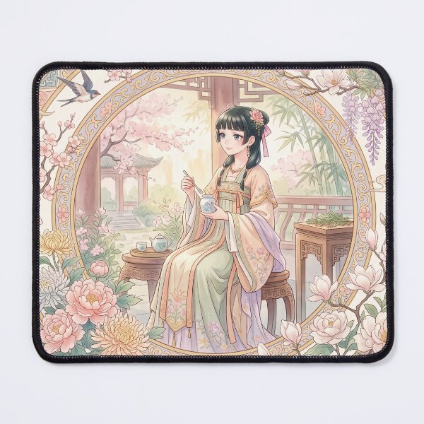 Item preview, Maomao Chinese Pastel Floral Frame designed and sold by Magimel.
