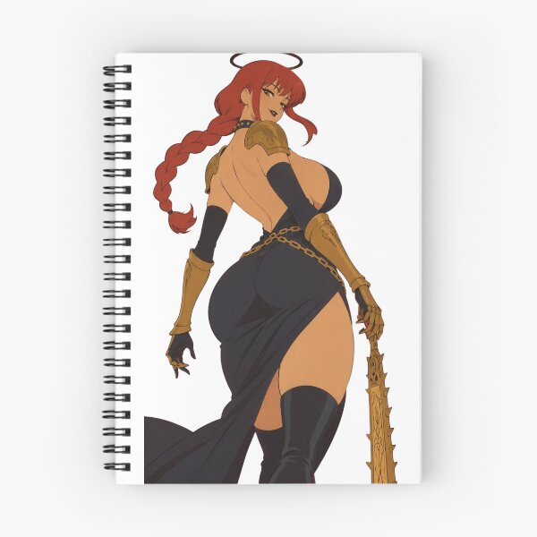 Item preview, Redhead Fantasy Warrior Pin Up – Dark Medieval Valkyrie Aesthetic designed and sold by  Hollow Moon Studios..