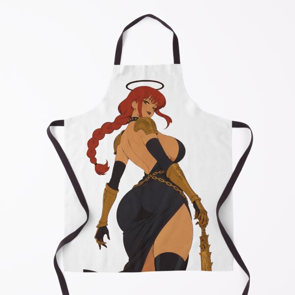 Item preview, Redhead Fantasy Warrior Pin Up – Dark Medieval Valkyrie Aesthetic designed and sold by Hollow Moon Studios..