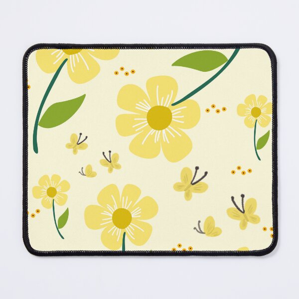 Item preview, Sunlit Yellow Wildflowers and Busy Little Bees in a Whimsical Garden Stickers, T-Shirts, Phone Cases, Tote Bags, Notebooks, Mugs, Pillows, Art Prints, Laptop Sleeves, Leggings, Dresses, and Backpacks designed and sold by ArtwithRabbit.