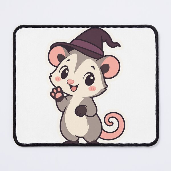 Item preview, Spooky Possum in Witch Hat Awkward Wave designed and sold by OuqCreations.