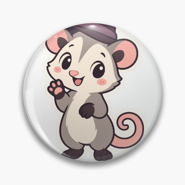 Item preview, Spooky Possum in Witch Hat Awkward Wave designed and sold by OuqCreations.