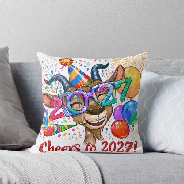 Item preview, Funny Cartoon Party Goat designed and sold by Retro Whimsy.