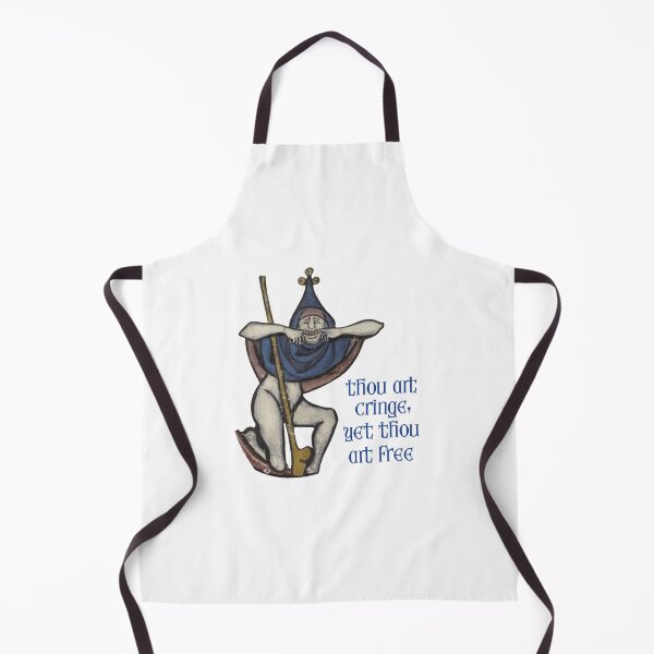 Item preview, Thou Art Cringe, Yet Thou Art Free - Funny Medieval Meme designed and sold by tentakrool.