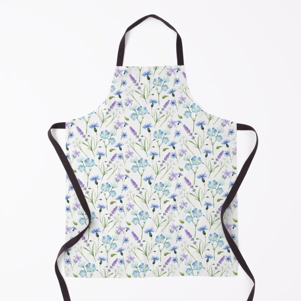 Item preview, Blue and Purple Wildflowers designed and sold by White Rabbit Design .