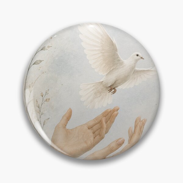 Item preview, White Dove Flying Froom Open Hands designed and sold by IrinaVisual.