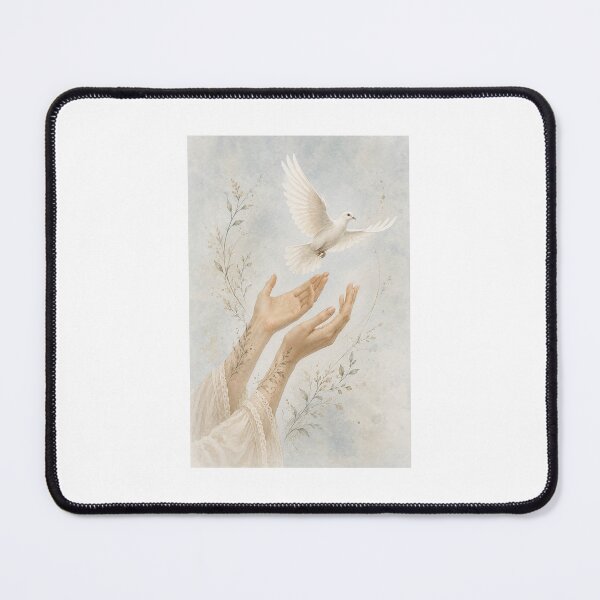 Item preview, White Dove Flying Froom Open Hands designed and sold by IrinaVisual.