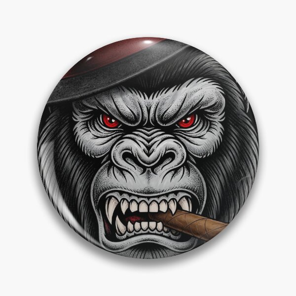 Artikelvorschau, Gangster Gorilla Fedora Art entworfen und verkauft von Gangster-Design.
