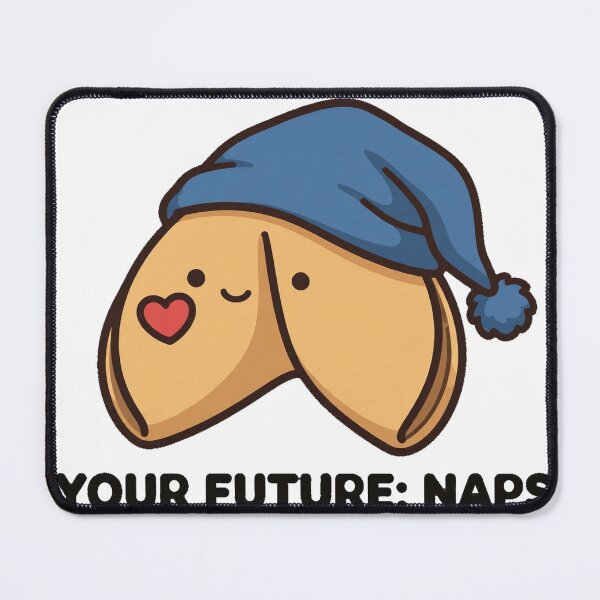 Item preview, Cute Fortune Cookie Your Future Naps Funny Sticker designed and sold by xiaoxiaochibi.