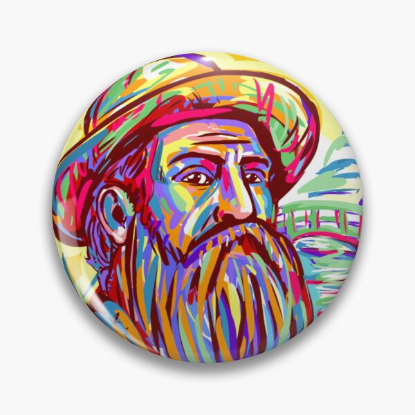 Artikelvorschau, Porträt von Claude Monet entworfen und verkauft von ArtMailsonCello.