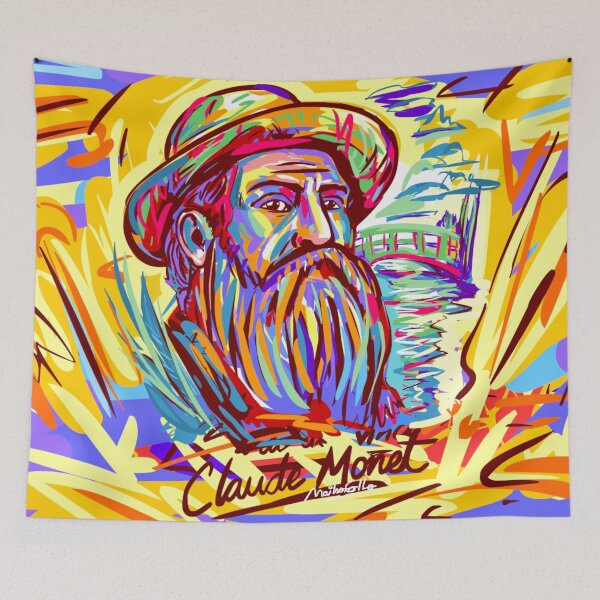 Item preview, Claude monet Portrait designed and sold by ArtMailsonCello.