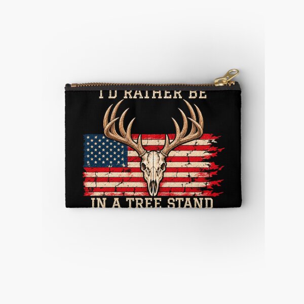 Item preview, Funny Hunter Gift I'd Rather Be In A Tree Stand Deer Hunting designed and sold by Worn & Witty.