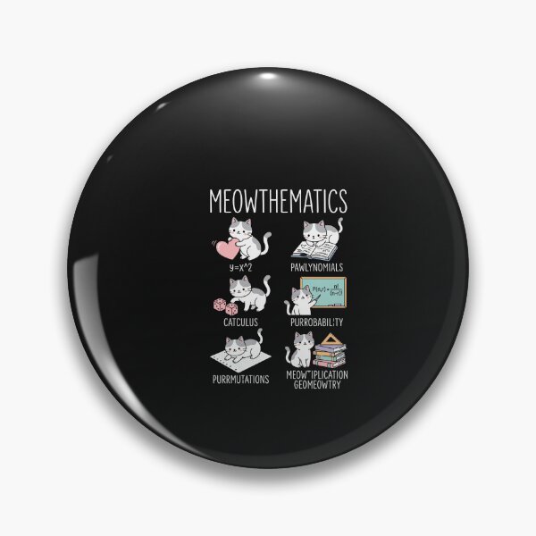 Item preview, Meowthematics Funny Cat Math Teacher Student Pun Geek designed and sold by New Art.