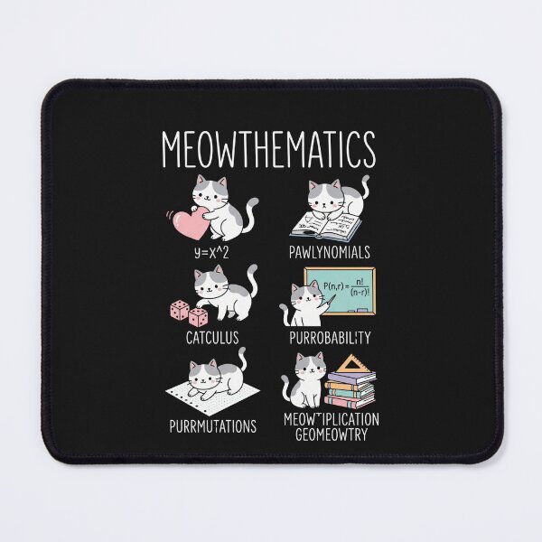 Item preview, Meowthematics Funny Cat Math Teacher Student Pun Geek designed and sold by New Art.