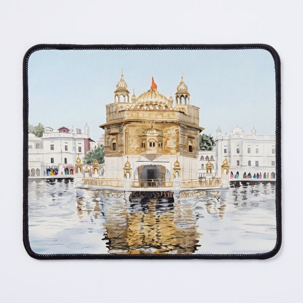 Item preview, Amritsar Golden Temple Watercolor – Harmandir Sahib India Art designed and sold by POSTERIOCREW.