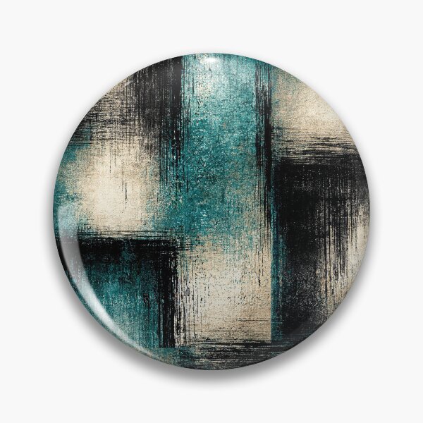 Item preview, Urban Patchwork Teal and Charcoal Grunge Art designed and sold by Piotrek0001.