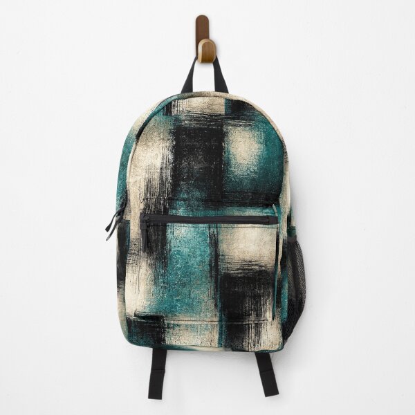 Item preview, Urban Patchwork Teal and Charcoal Grunge Art designed and sold by Piotrek0001.