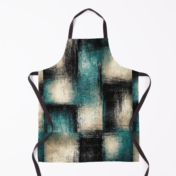 Item preview, Urban Patchwork Teal and Charcoal Grunge Art designed and sold by Piotrek0001.