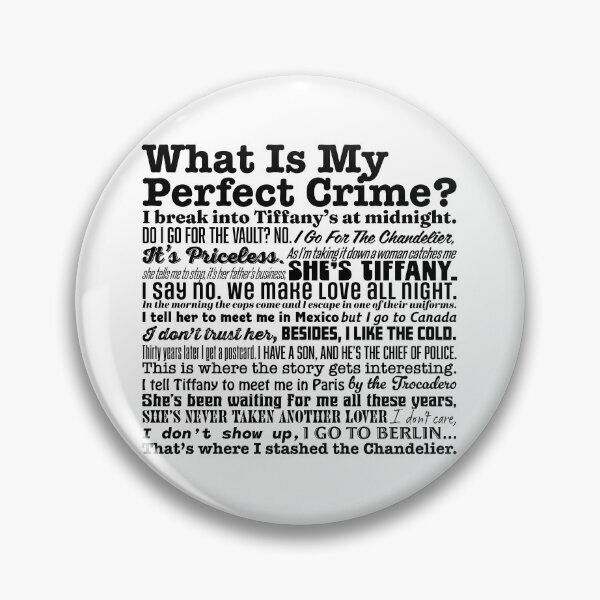Item preview, The Office Dwight's Perfect Crime designed and sold by colormemaroon.