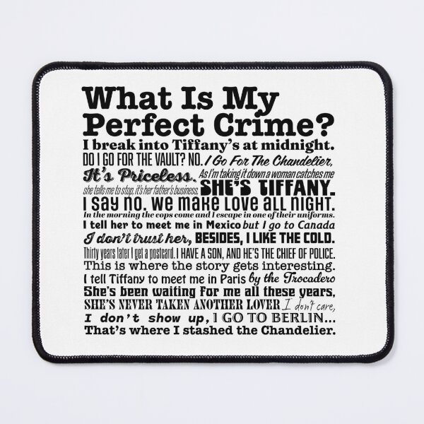 Item preview, The Office Dwight's Perfect Crime designed and sold by colormemaroon.