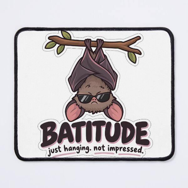 Item preview, Batitude Bat With Sunglasses designed and sold by Mordenrox.