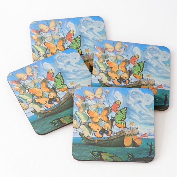 Item preview, butterfly ship by salvador dali paintings 1904-1989 designed and sold by Matari-matari.