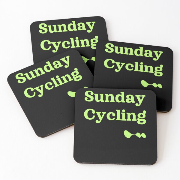 Item preview, Sunday Cycling Neon Green Bike Lover Shirt designed and sold by Mr besho.