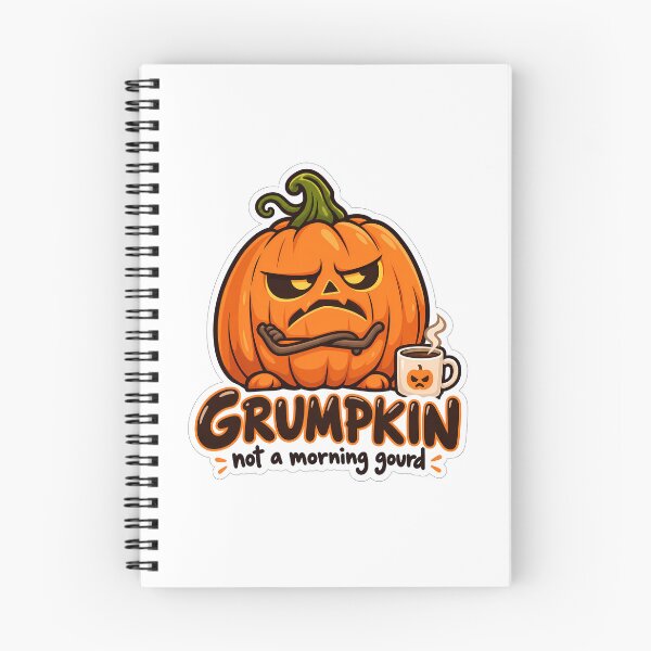 Item preview, Grumpkin Grumpy Pumpkin Not A Morning Gourd designed and sold by Mordenrox.